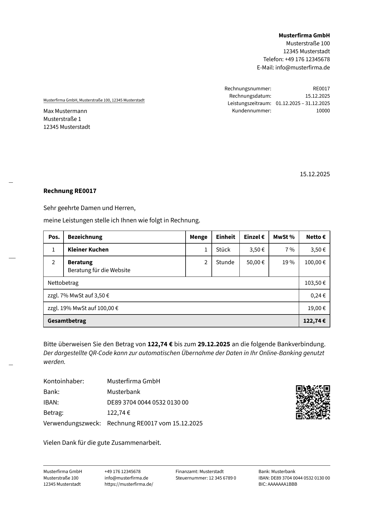 Preview for Invoice Toolkit